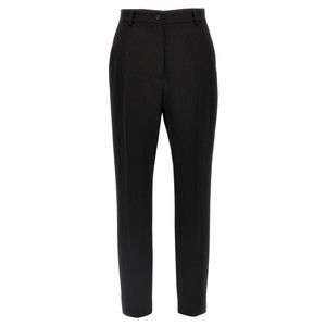 Dolce & Gabbana High-Waisted Wool Gabardine Tuxedo Pants - NWT